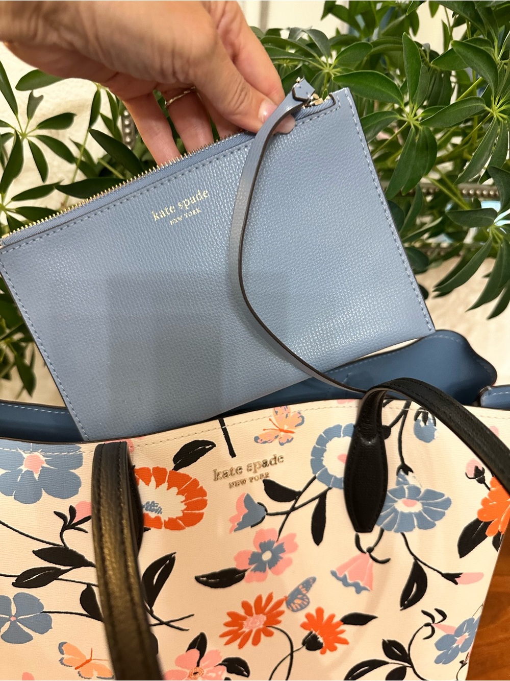 Kate Spade Floral Garden All Day Large Tote Bag - Picture 5 of 6